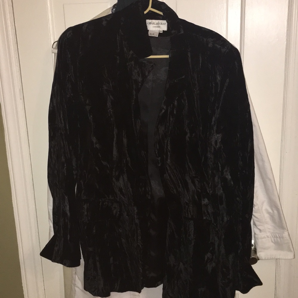 Vintage velvet jacket